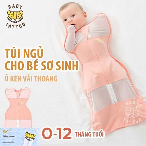  Túi Ngủ, Nhộng Chũn, Ủ Kén Chất Vải Thoáng Khí Cho Bé Sơ Sinh Từ 0-12 Tháng Tuổi 