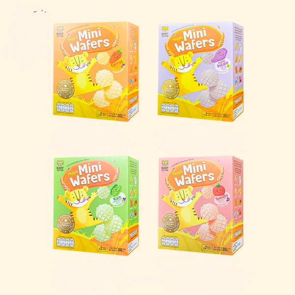 Bánh Gạo Mini Wafer Vị Rau Củ Cho Bé Từ 8 Tháng Tuổi 