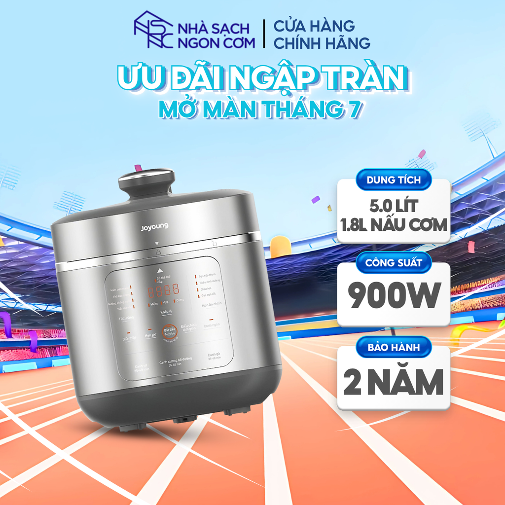 Nồi cơm áp suất 5L 2 lòng nồi Joyoung JHPC-5039