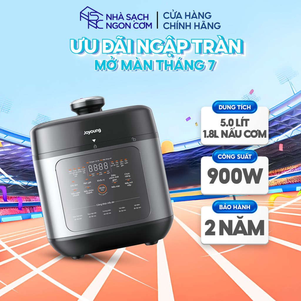 Nồi cơm áp suất 5L 2 lòng nồi Joyoung JHPC-5039