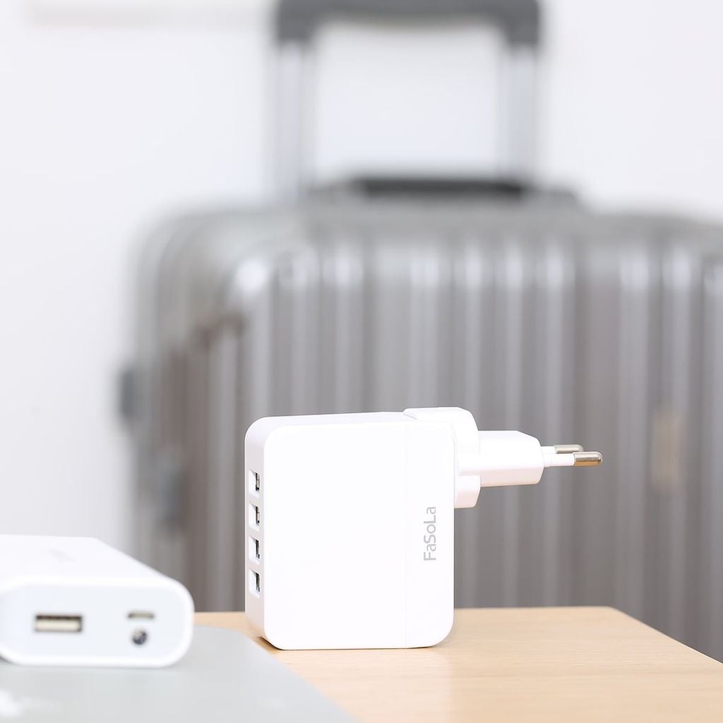 Bộ sạc USB nhiều chấu cắm đa dụng (dùng đa quốc gia) FSLDZ-246