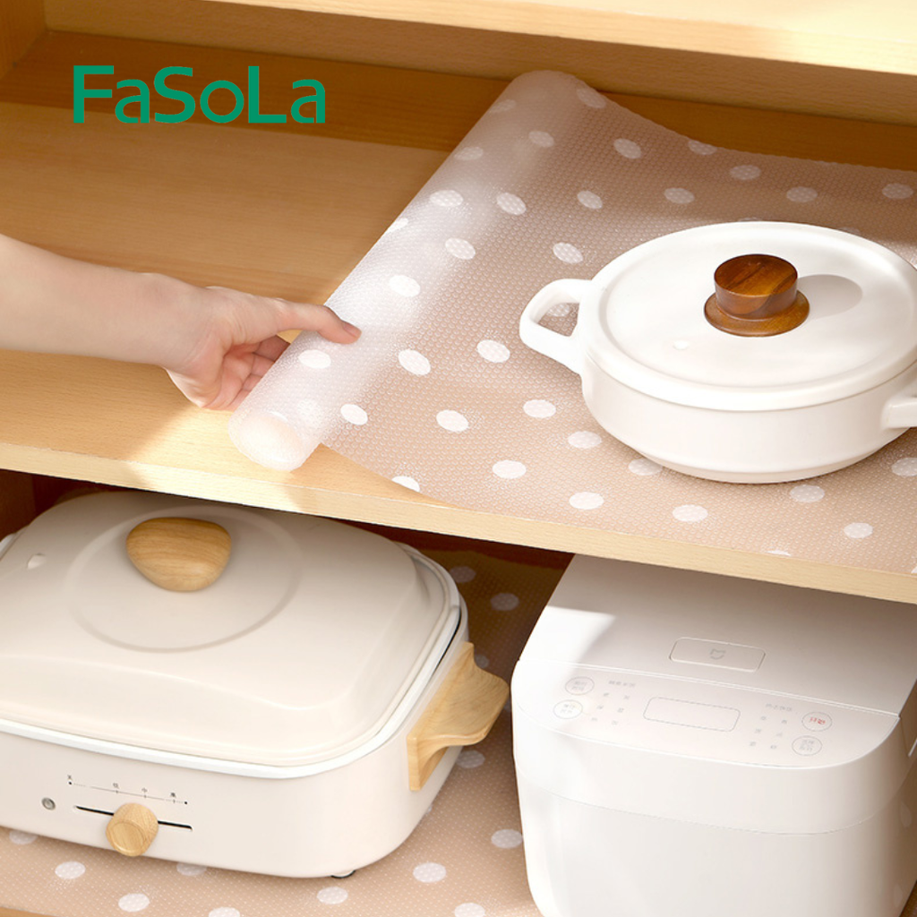 Tấm lót mặt kệ bếp, tủ bếp có vân chống trượt FSLPS-491