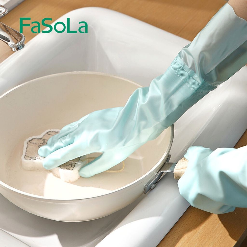 Găng tay cao su làm bếp (dài 42cm) FSLYF-084