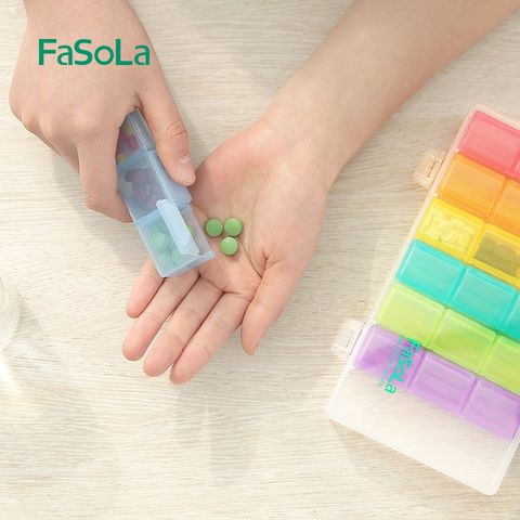 Hộp chia thuốc 7 ngày 3 buổi cầu vồng FSLRY-221