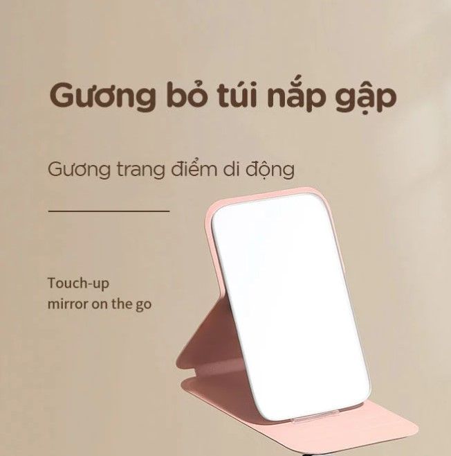 Gương trang điểm bỏ túi nắp gập FSLZF-191