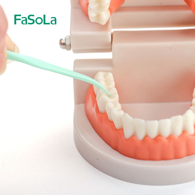 Tăm chỉ nha khoa màu trắng 50 cây FSLJY-094