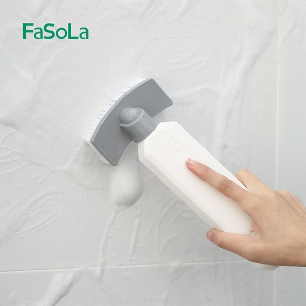 Bàn chải vệ sinh đa năng có sẵn bình đựng xà bông FSLYF-161