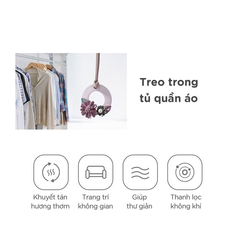 Vòng thạch cao khuyết tán tinh dầu, nước hoa FSLPS-190