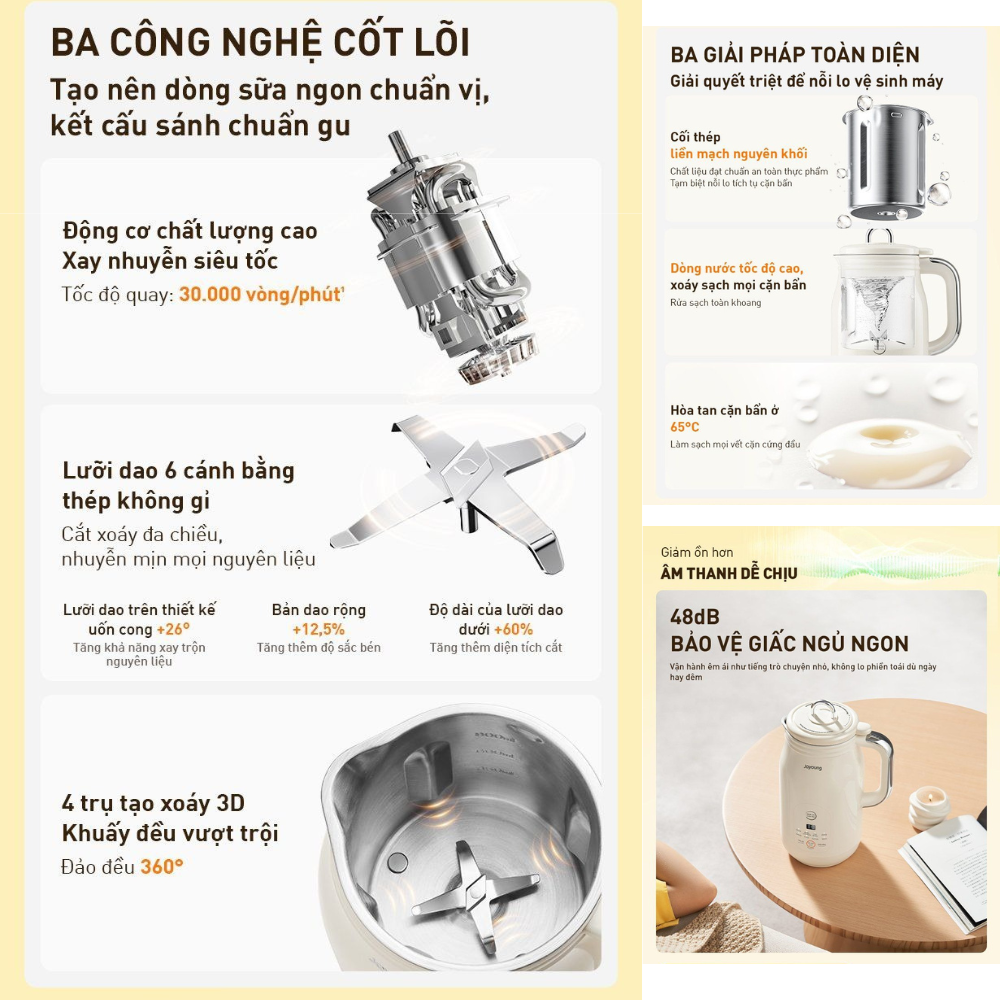 Máy nấu sữa hạt đa năng JSM-125