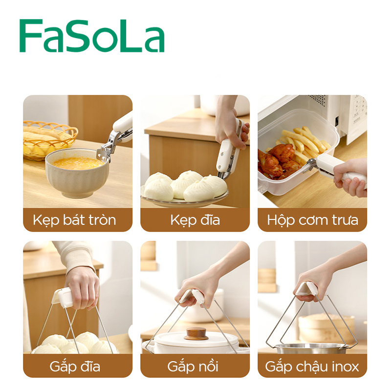 Kẹp gắp đồ nóng, hấp, nướng FSLYL-067 FSLYL-066