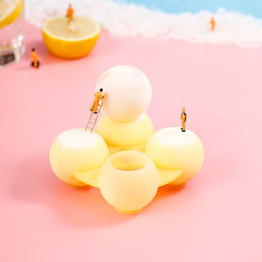 Khay làm đá Silicone 4 viên Fasola FSLYL-005