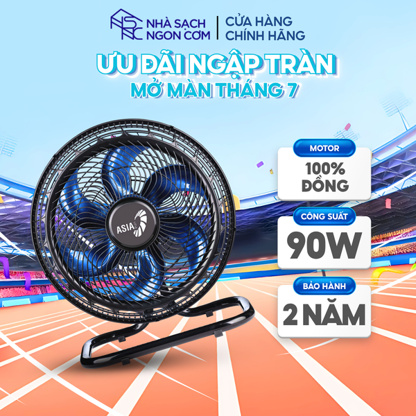 [Mẫu mới 2025] Quạt sàn ASIAVINA TURBO PLUS 90W 6 cánh