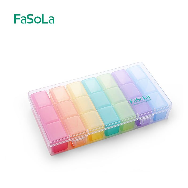 Hộp chia thuốc 7 ngày 3 buổi cầu vồng FSLRY-221