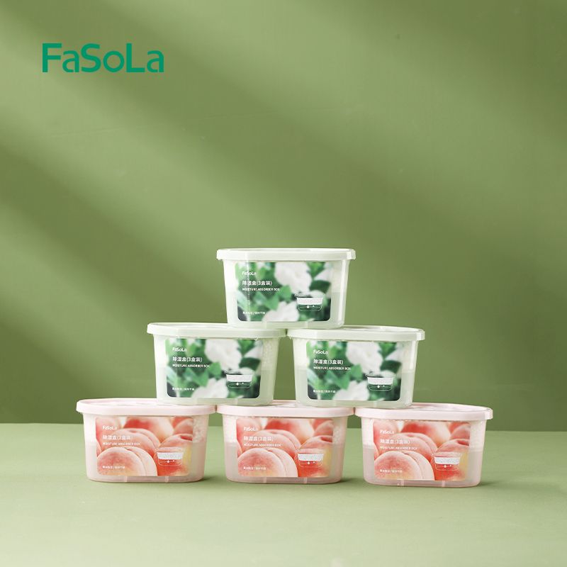 Hộp hút ẩm hương hoa (lốc 3 hộp 500ml) FSLZS-005