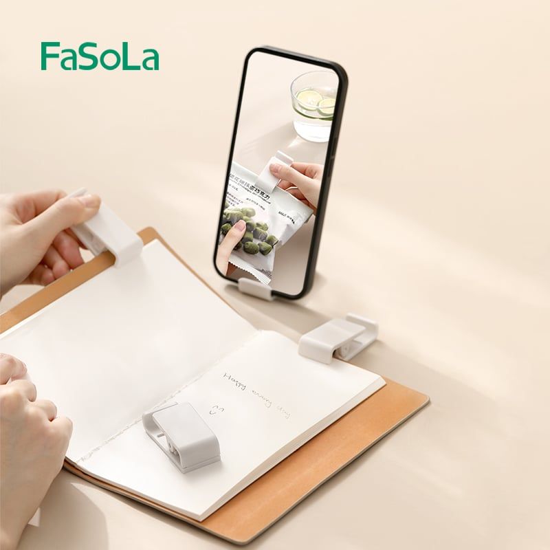 Giá đỡ điện thoại, kẹp miệng túi bánh kẹo FSLZF-220
