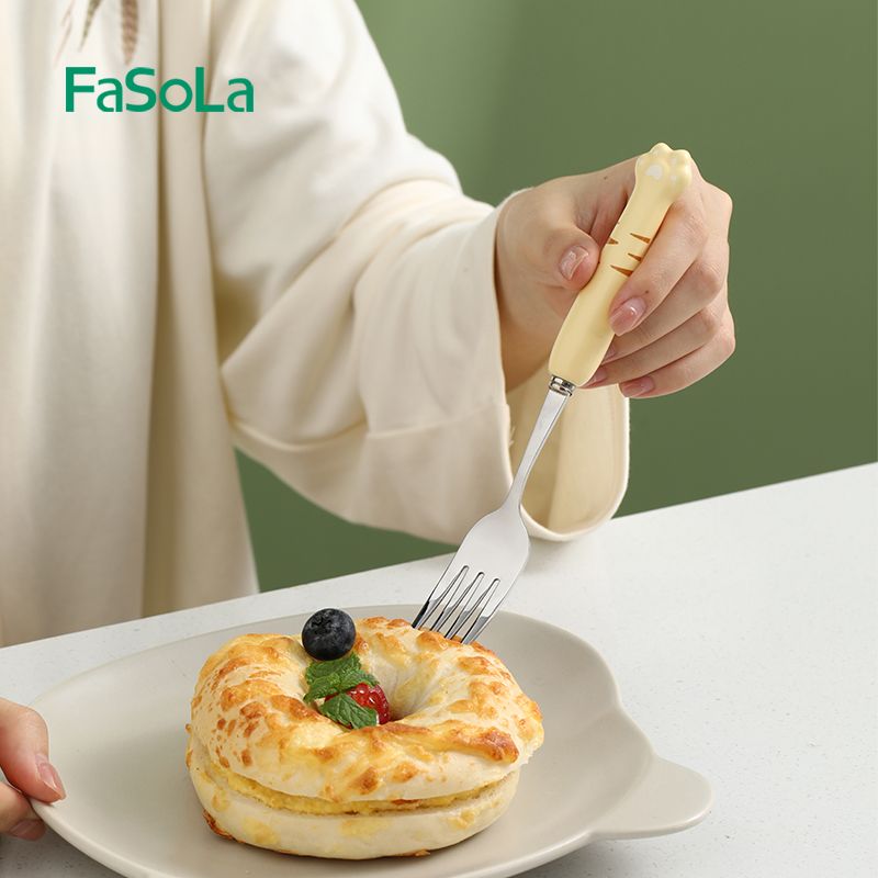 Muỗng nĩa chân mèo inox 304 FSLYF-330