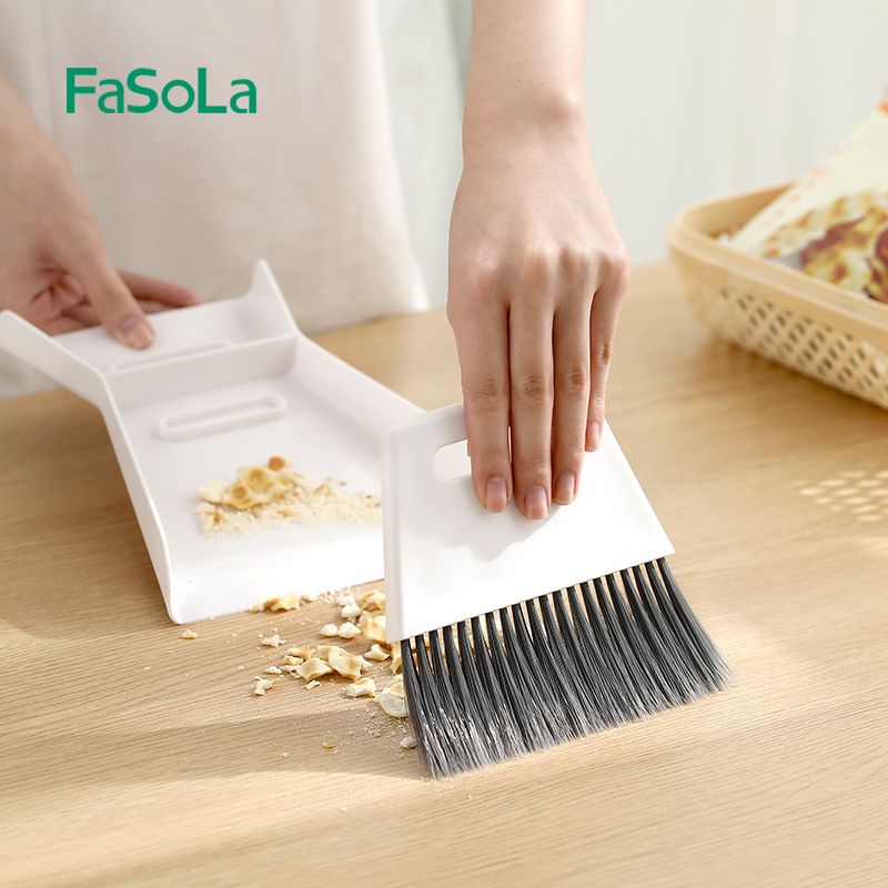Bộ chổi mini vệ sinh bàn học, bàn làm việc FSLDZ-654