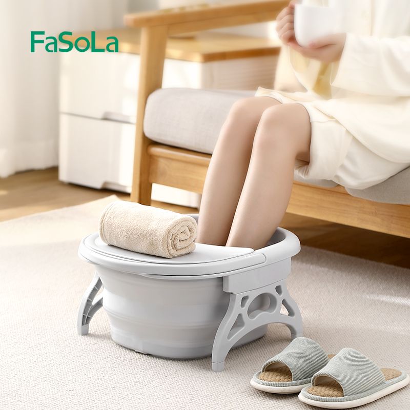 Chậu ngâm chân gấp gọn có giá đỡ FSLYF-337