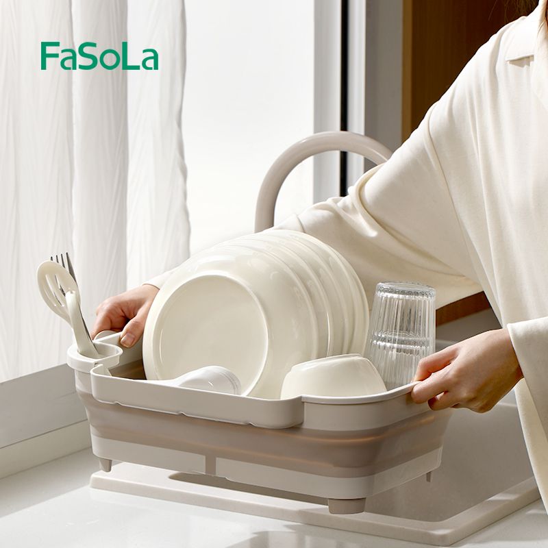 Rổ úp chén đĩa ly gấp gọn FSLPS-614