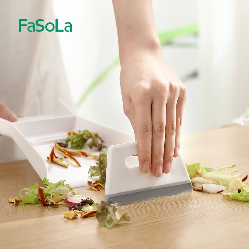 Bộ chổi mini vệ sinh bàn học, bàn làm việc FSLDZ-654