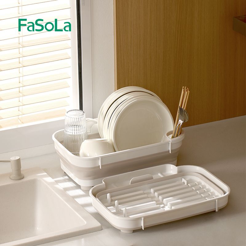 Rổ úp chén đĩa ly gấp gọn FSLPS-614