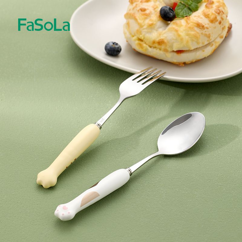 Muỗng nĩa chân mèo inox 304 FSLYF-330