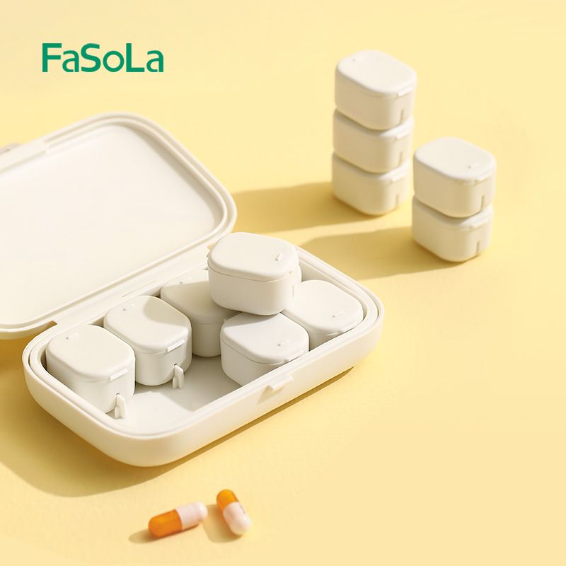 Hộp chia thuốc bỏ túi 8 ô FSLYL-076