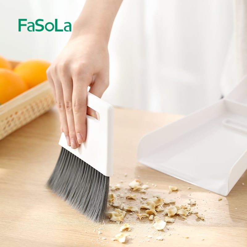Bộ chổi mini vệ sinh bàn học, bàn làm việc FSLDZ-654
