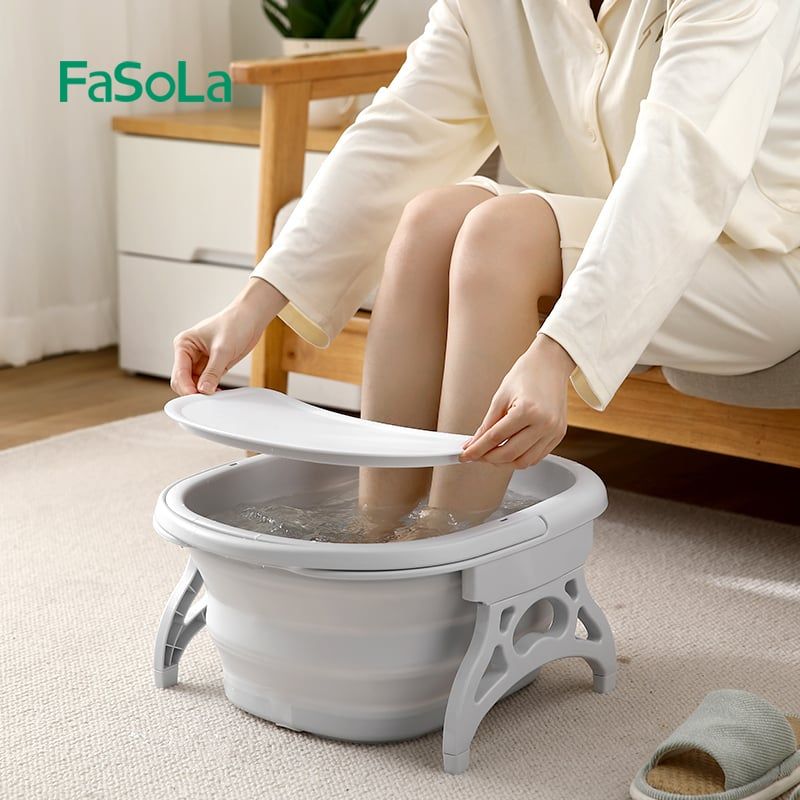 Chậu ngâm chân gấp gọn có giá đỡ FSLYF-337