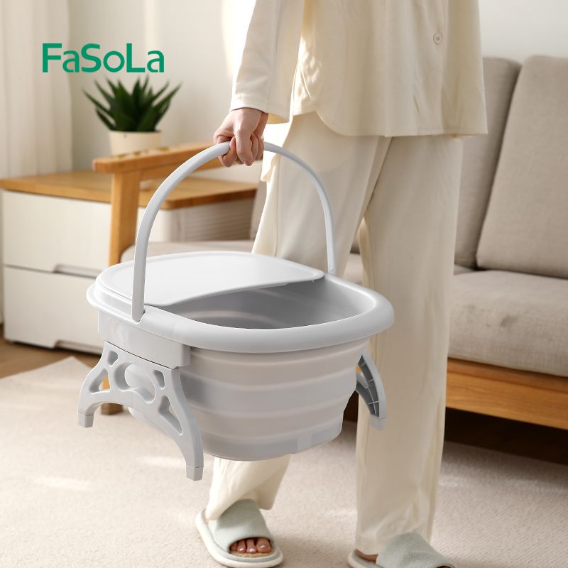 Chậu ngâm chân gấp gọn có giá đỡ FSLYF-337