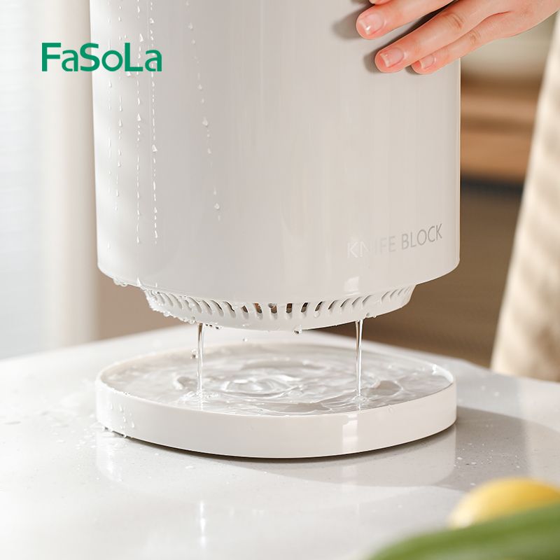 Ống đựng đũa dao kéo đồ làm bếp xoay 360 độ FSLPS-623