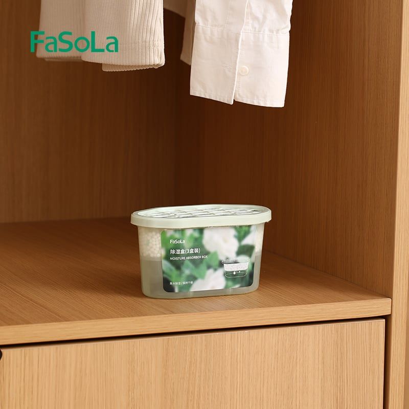 Hộp hút ẩm hương hoa (lốc 3 hộp 500ml) FSLZS-005