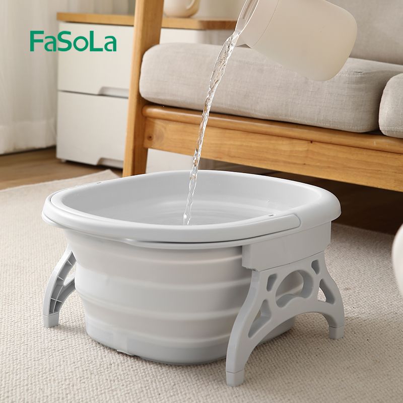 Chậu ngâm chân gấp gọn có giá đỡ FSLYF-337