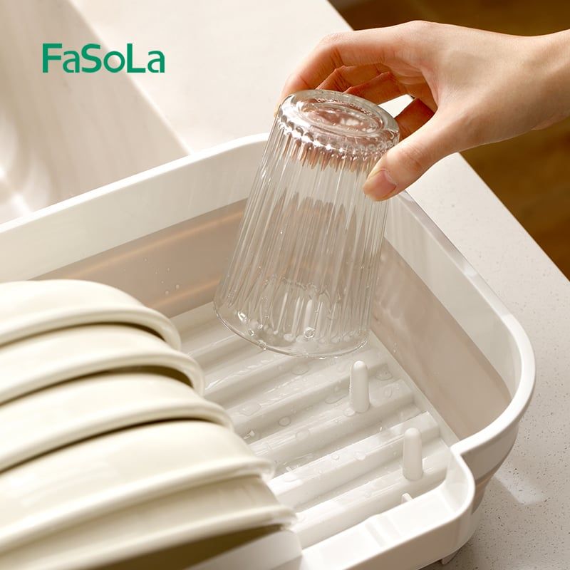 Rổ úp chén đĩa ly gấp gọn FSLPS-614