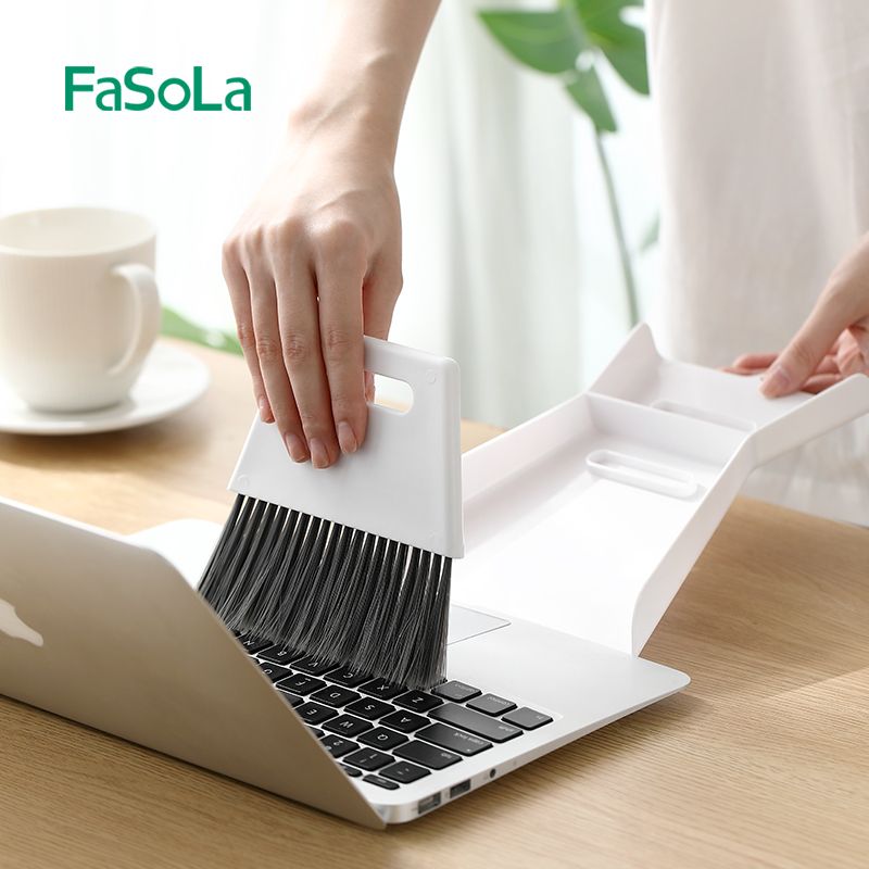 Bộ chổi mini vệ sinh bàn học, bàn làm việc FSLDZ-654