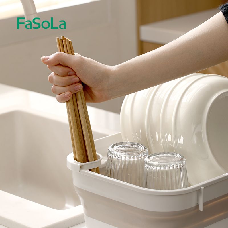 Rổ úp chén đĩa ly gấp gọn FSLPS-614