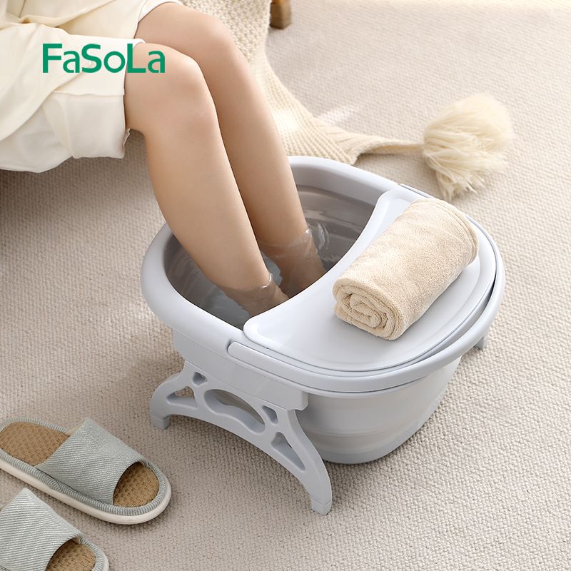 Chậu ngâm chân gấp gọn có giá đỡ FSLYF-337