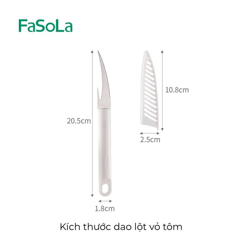 Dao lột vỏ lấy chỉ tôm FSLSH-357