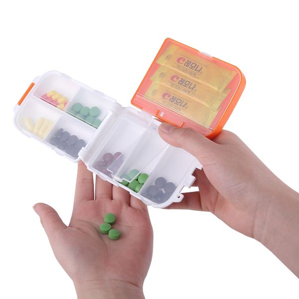 Hộp chia thuốc 3 tầng bỏ túi FSLJJ-010