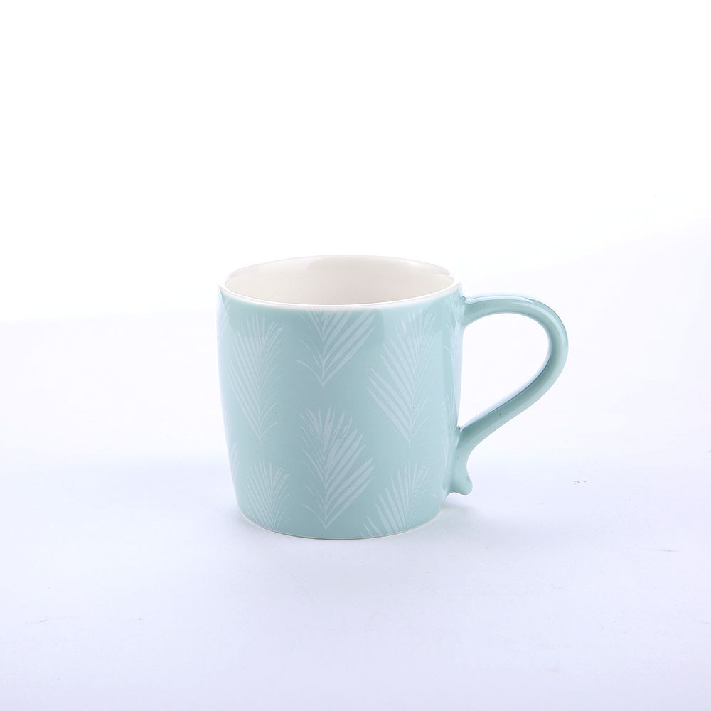 Ly sứ thủ công vân hoa lá FSLSH-057