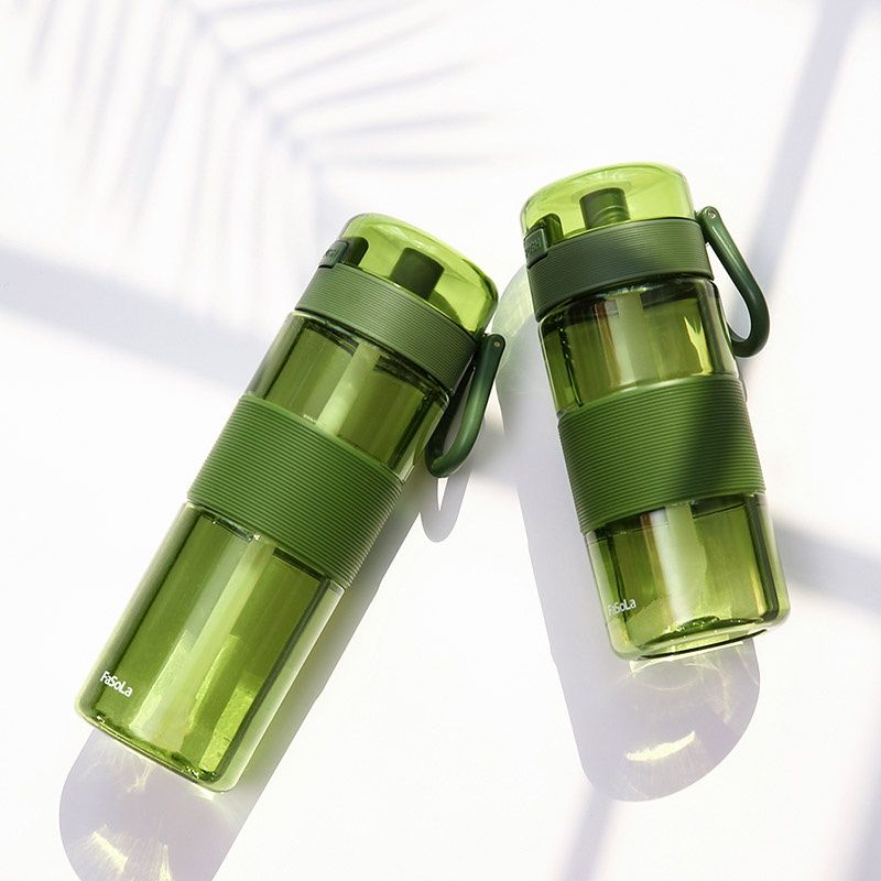 Bình nước thể thao kèm ống hút FSLSH-141C-142C