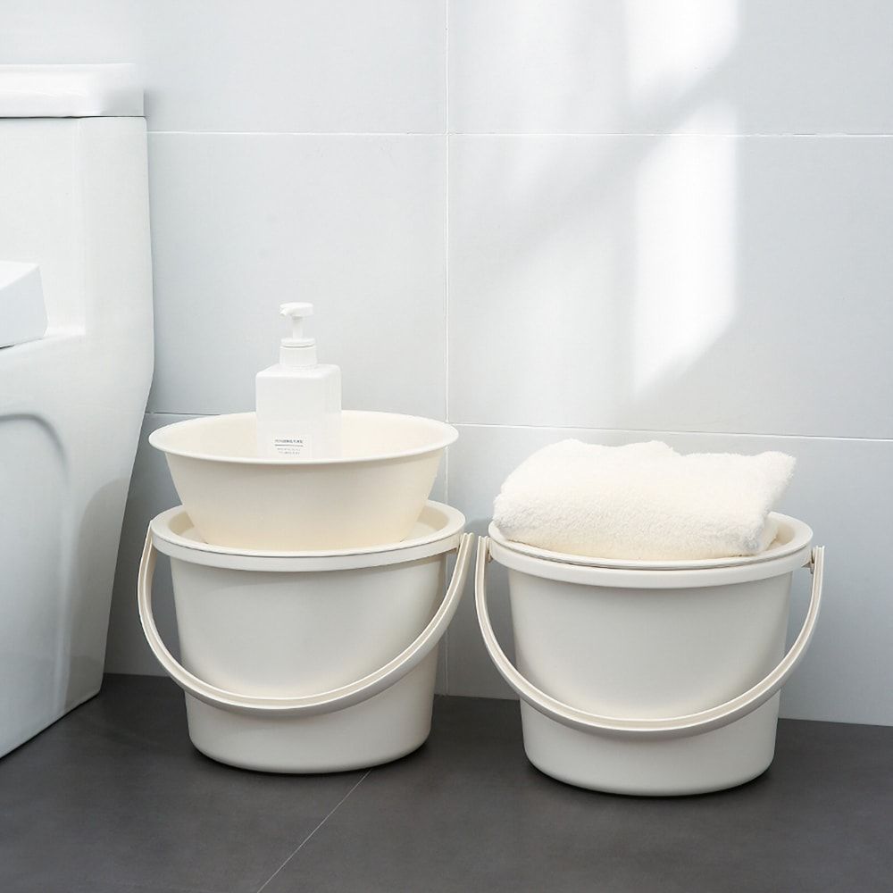 Xô có nắp đậy - Chậu nhựa gia dụng FSLYF-074