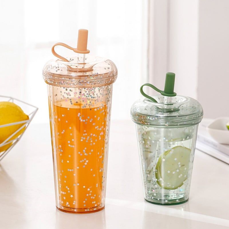 Donut series - Ly có ống hút FSLSH-224