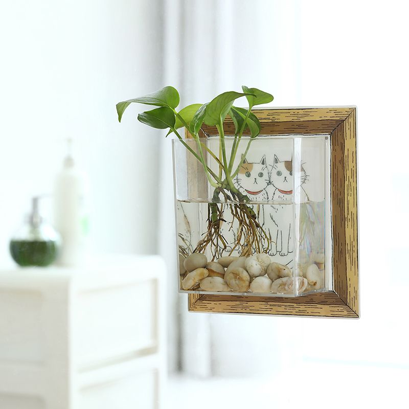 Bể cá, bể thủy sinh dạng khung tranh dán tường FSLQJ-0139