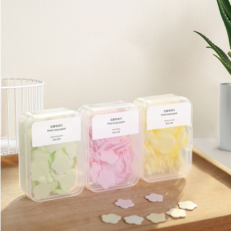 Xà phòng rửa tay dạng cánh hoa (3 hộp) FSLJY-393