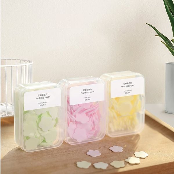 Xà phòng rửa tay dạng cánh hoa (3 hộp) FSLJY-393