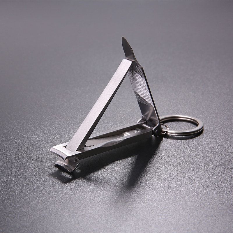 Đồ bấm móng tay dạng móc khóa bằng thép không gỉ FSLJY-013