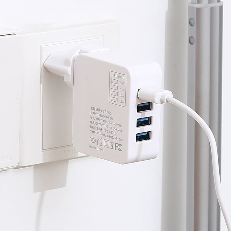 Bộ sạc USB nhiều chấu cắm đa dụng (dùng đa quốc gia) FSLDZ-246