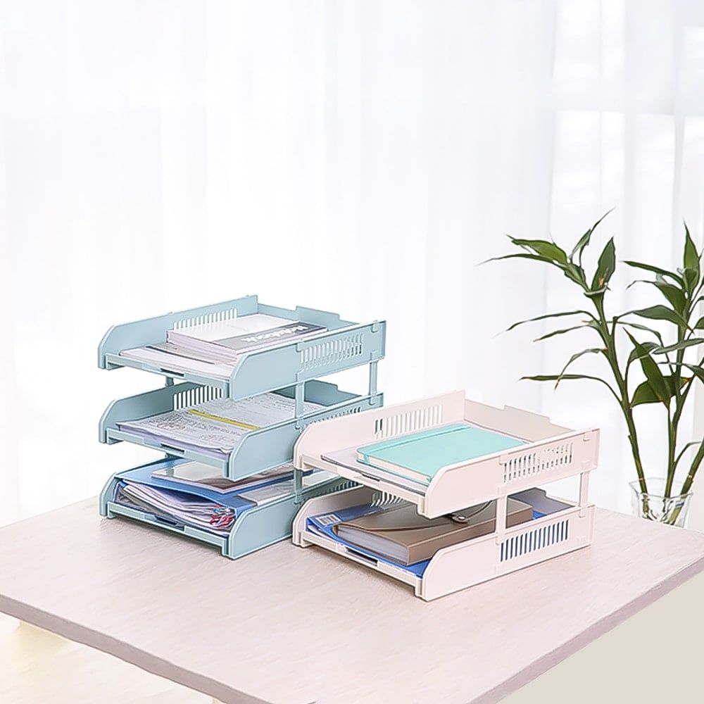 Giá đựng tài liệu hồ sơ văn phòng 2 tầng FSLDZ-034