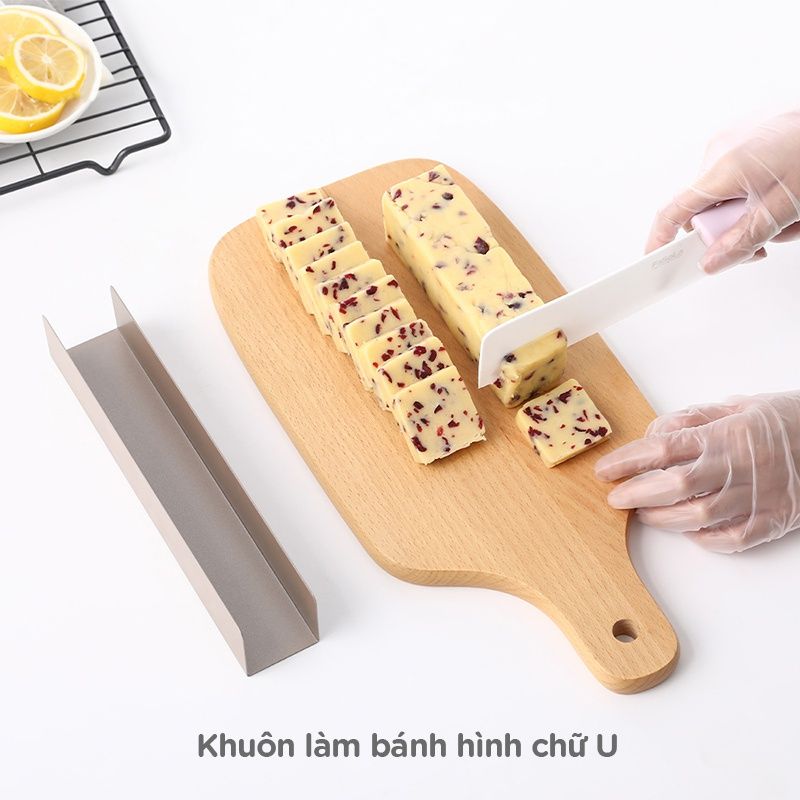 Khuôn làm bánh quy chống dính hình chữ U FSLDZ-226